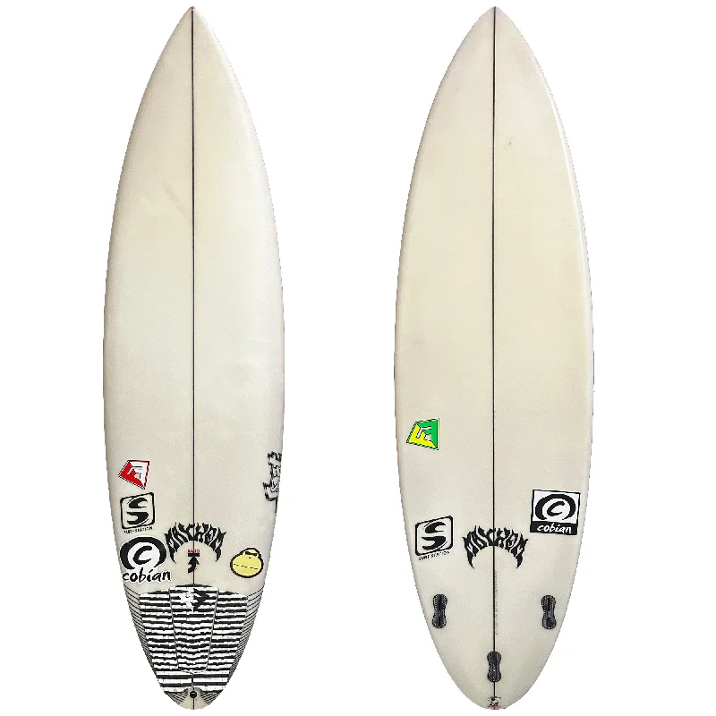 surfboards with increased volume for buoyancy-Lost Sabotaj 6'1 Consignment Surfboard - FCS II