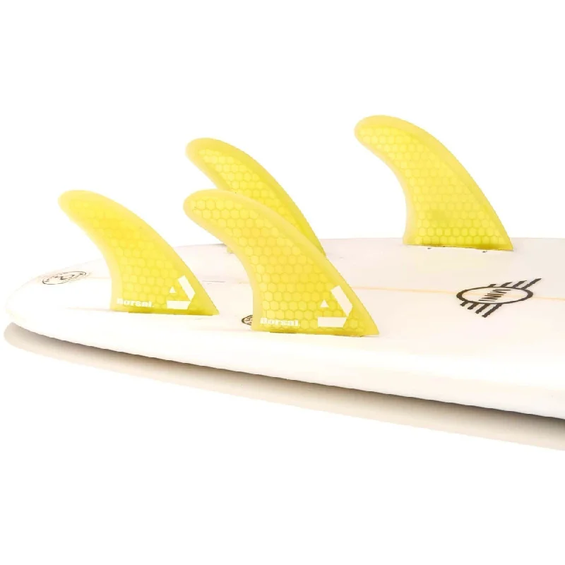 DORSAL Surfboard Fins Quad 4 Set FCS Compatible