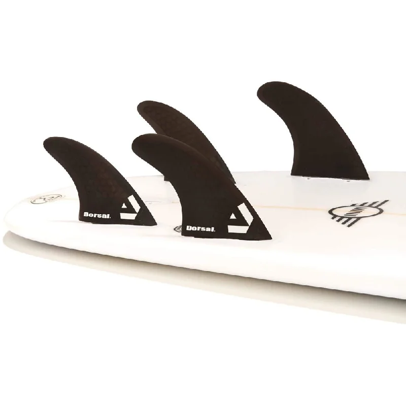 DORSAL Surfboard Fins Quad 4 Set FCS Compatible