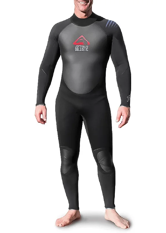 Adrenalin Mens Ballistic Batwing 4/3mm Steamer Wetsuit