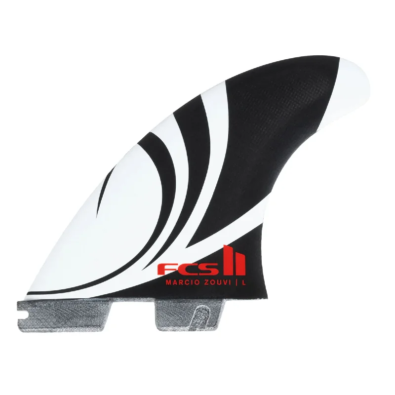 FCS II Sharpeye Performance Glass Tri Surfboard Fins - Medium/Black