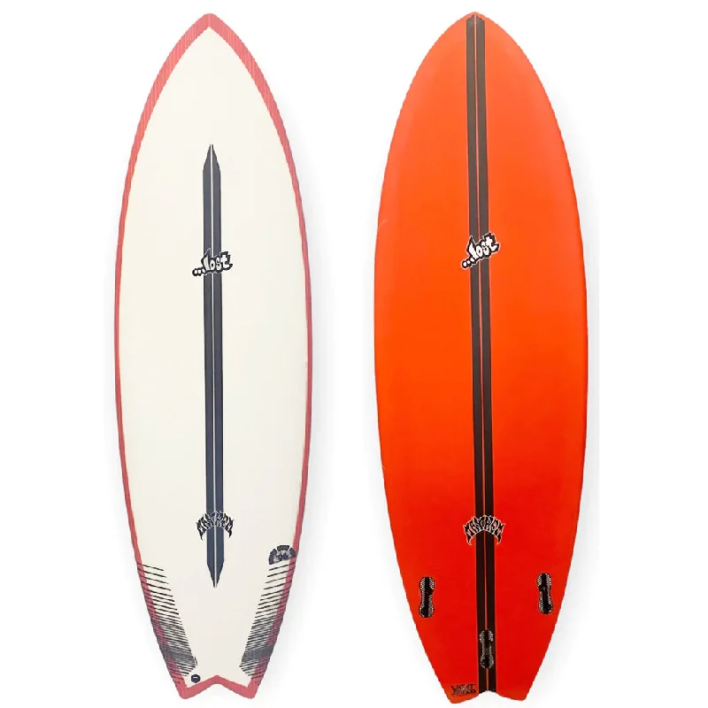 surfboards for deep water-Lost 5'9" RNF 96 Red Rails Lightspeed