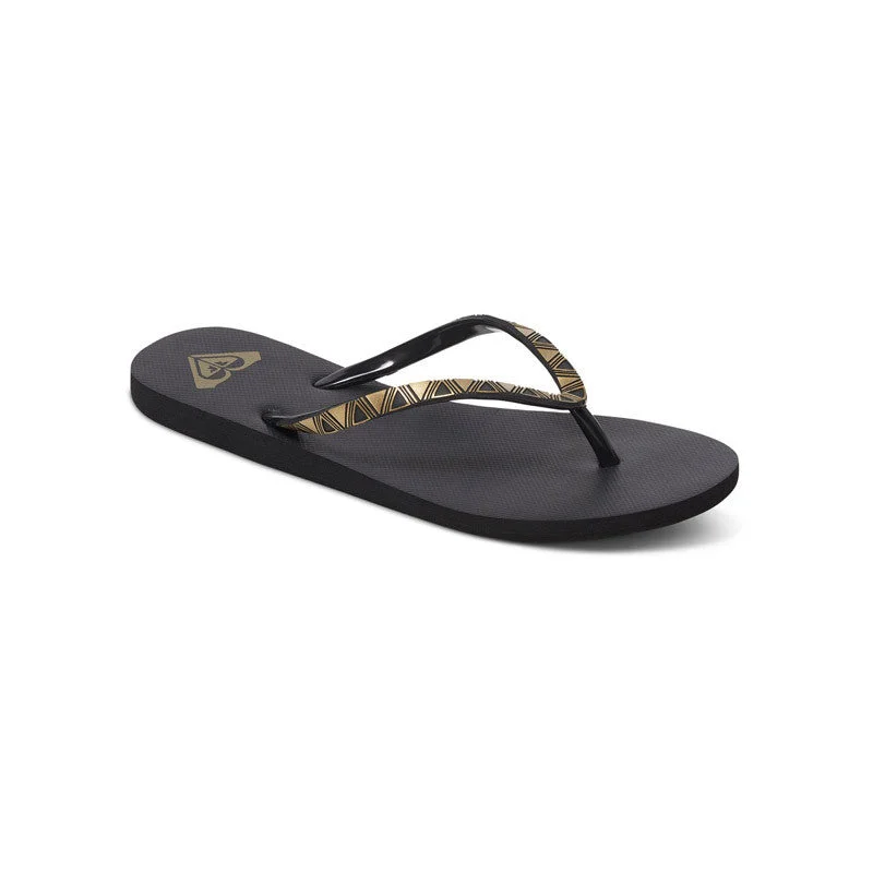 Roxy Bermuda Molded Flip Flops - Black