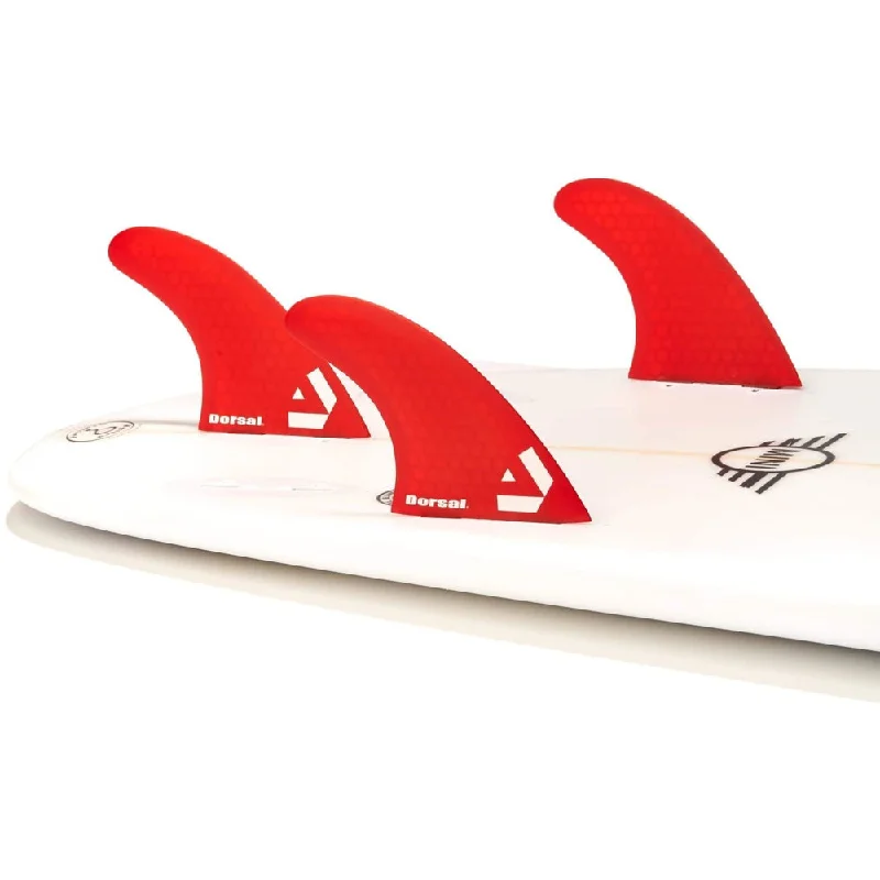 DORSAL Surfboard Fins Thruster 3 Set FCS Compatible