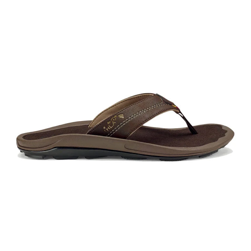 Olukai Kipi Sandals - Dark Wood / Dark Wood