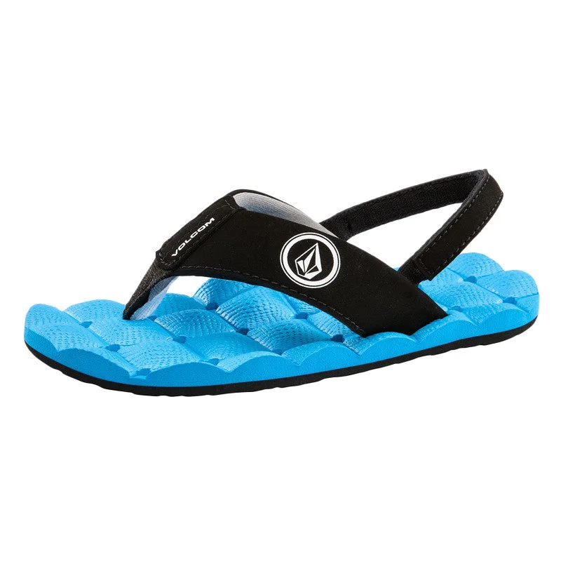 Volcom Boys (2-7) Recliner Sandal - Marina Blue