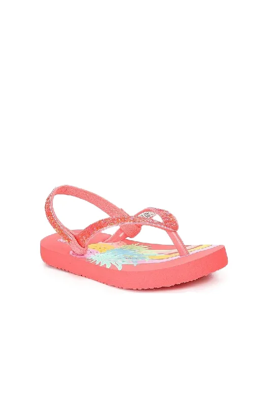 Reef Little Stargazer Prints Sandal - Pineapple Rainbows