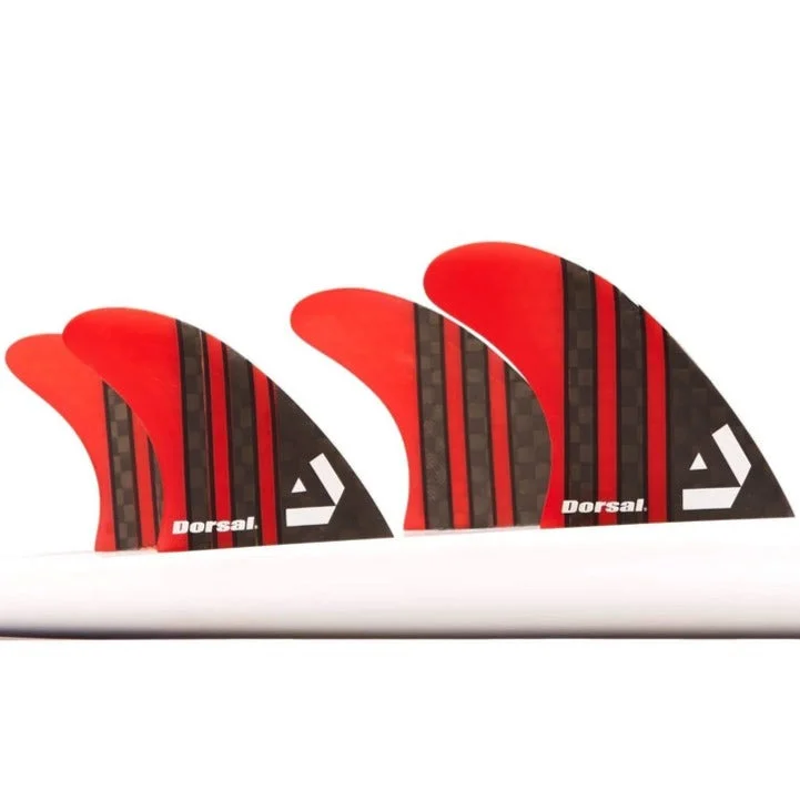 DORSAL Surfboard Fins Quad 4 Set FCS Compatible