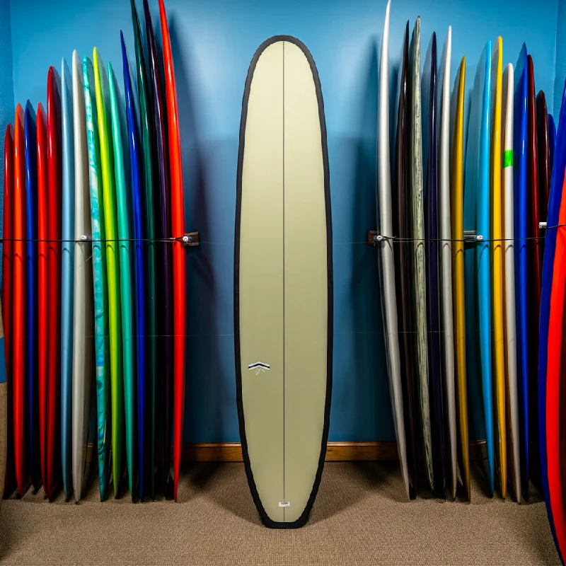 lightweight surfboards for easy handling-CJ Nelson Slasher Low Pro Thunderbolt Black 9'3"