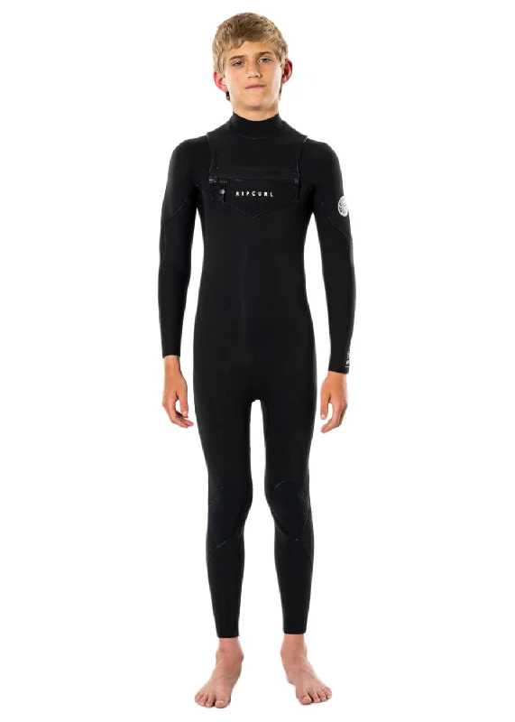 Rip Curl Junior Dawn Patrol 4/3mm GB Chest Zip Steamer Wetsuit