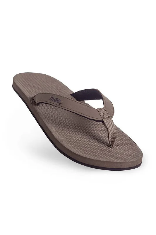 Indosole Men's ESSNTLS Flip Flops - Soil