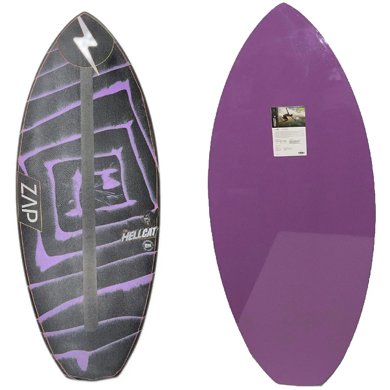 surfboards for consistent wave entry-Zap Hell Cat V3 53" Purple/Black