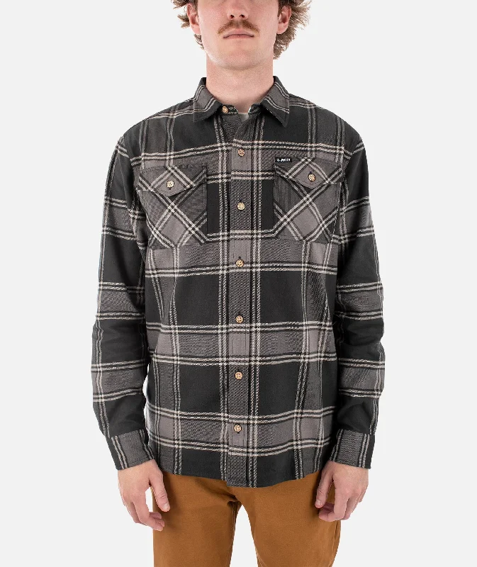 The Breaker Flannel - Charcoal