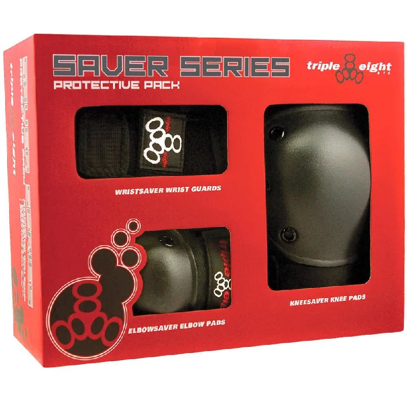 Triple 8 Saver Series 3 Pack Box - Knee/Elbow/Wrist Pads