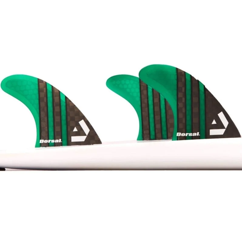 DORSAL Surfboard Fins Thruster 3 Set FCS Compatible