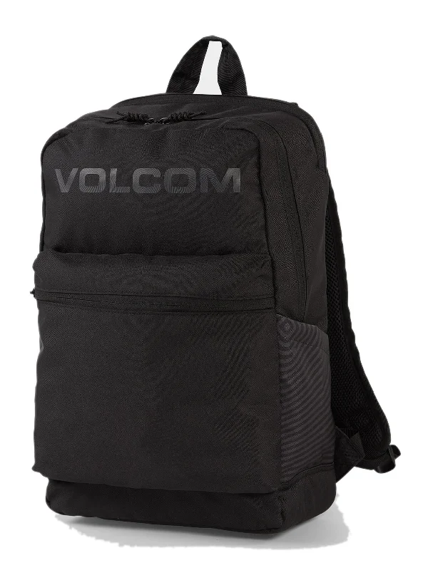 surfboards for deep bottom turns-Volcom School Backpack Black