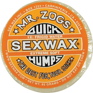 Mr. Zogs Quick Humps Sex Wax 1X Yellow - Extreme Soft - Single Bar