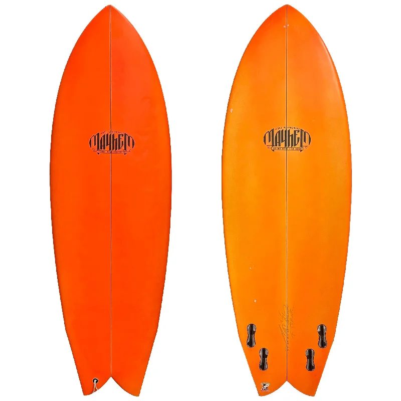 surfboards with advanced shaping for control-Lost Round Nose Fish 5'3 Consignment Surfboard - FCS II