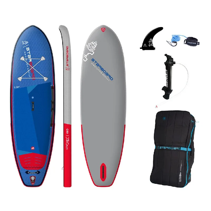 surfboards for longer rides in different wave conditions-2022 STARBOARD INFLATABLE SUP 10’0” x 34” iGO DELUXE SC