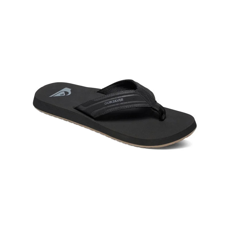 Quiksilver Monkey Wrench Sandals - Black / Black / Brown