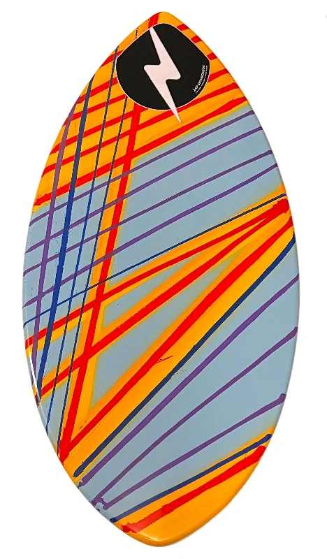 surfboards for long-distance paddling-Zap Lazor 40" Orange/Red/Blue