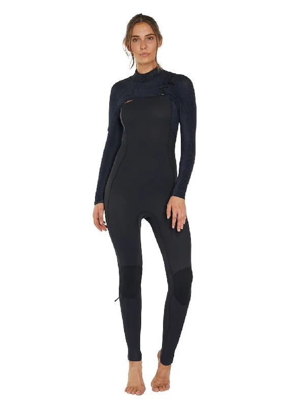 ONeill Womens Hyperfreak 4/3+mm Chest Zip Steamer Wetsuit