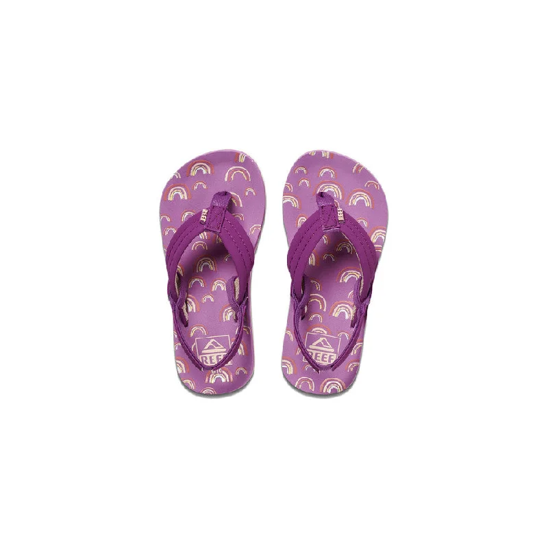 Reef Little Ahi Sandal - Purple Rainbow