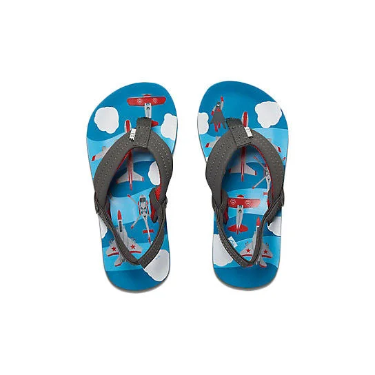 Reef Ahi Sandal - Blue Planes