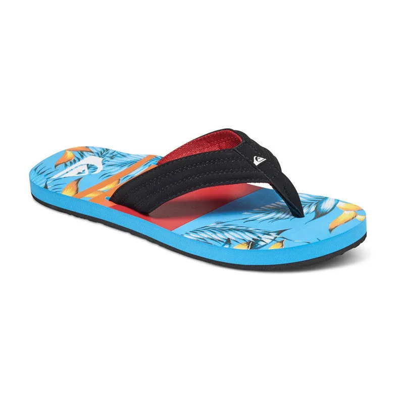 Quiksilver Boys Basis Sandals - Black / Red / Blue