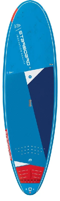 surfboards for quicker foot placement-2022 STARBOARD SUP WHOPPER 9'4" x 33" BLUE CARBON SUP BOARD