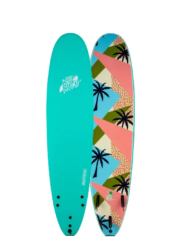 surfboards with reinforced construction for durability-Tina Cohen 8'0" Pro EZ Rider Turquoise