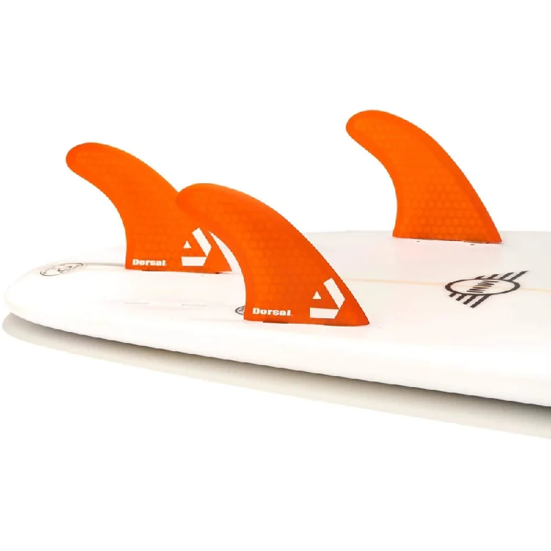 DORSAL Surfboard Fins Thruster 3 Set FCS Compatible