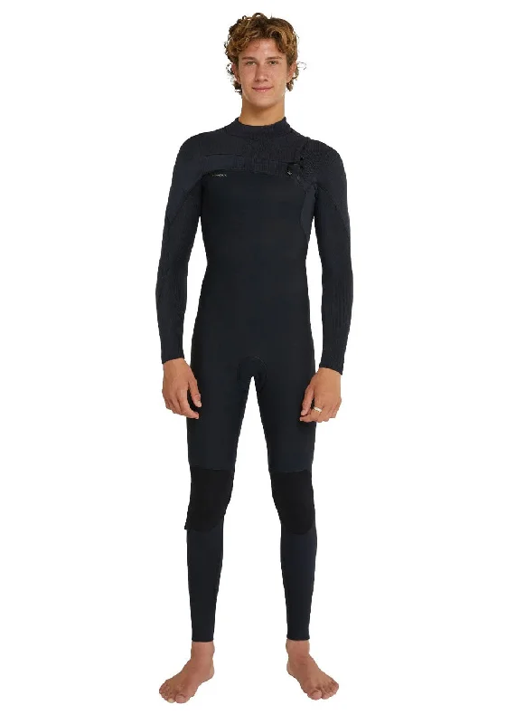 ONeill Mens Hyperfreak 4/3mm+ Chest Zip Steamer Wetsuit