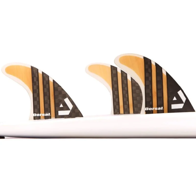 DORSAL Surfboard Fins Thruster 3 Set FCS Compatible