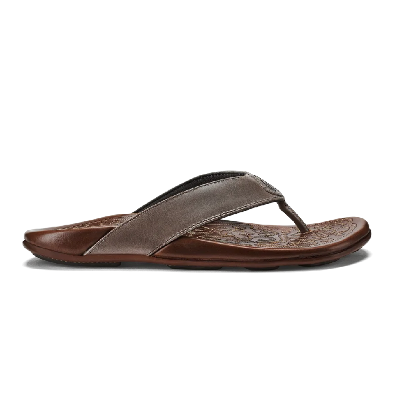 Olukai Mekila Men's Leather Beach Sandal