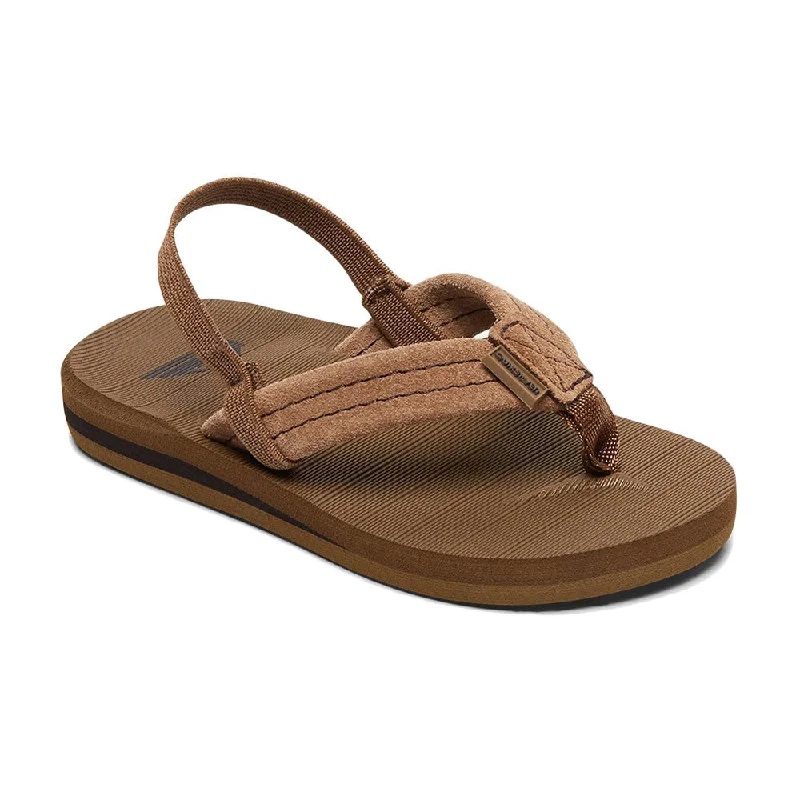 Quiksilver Carver Suede Toddler Sandal - Tan