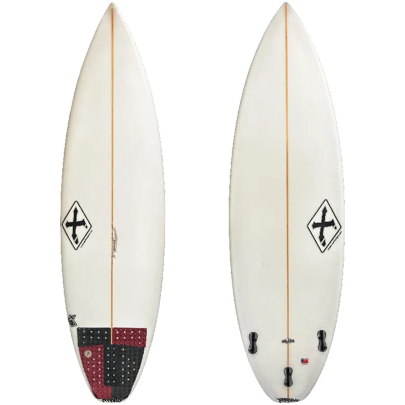 surfboards with extra buoyancy for paddling-Xanadu Surf Designs 5'8 Used Surfboard - FCS II