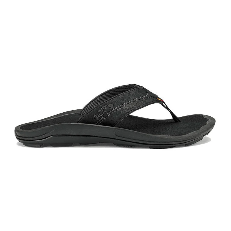 Olukai Kipi Sandals - Black / Black