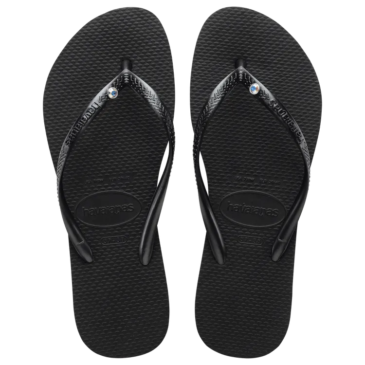 Havaianas Women's Slim Crystal Flip Flip Sandals