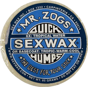 Mr. Zogs Quick Humps Sex Wax 6X Blue - Extra Hard  - Single Bar