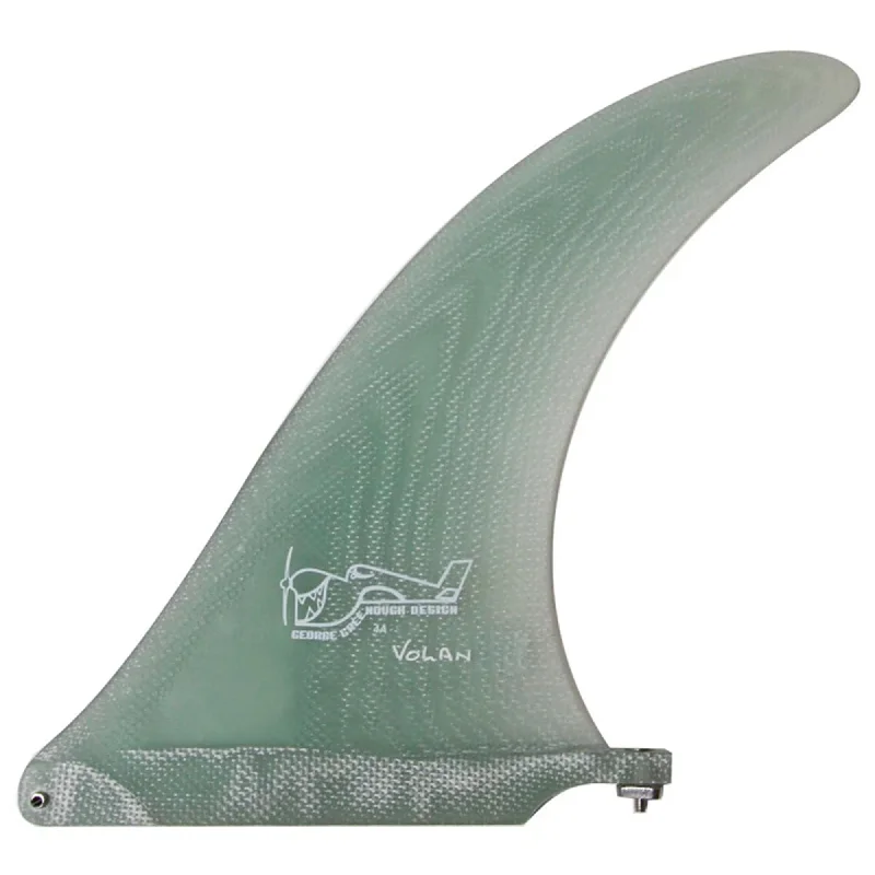 True Ames Greenough 4-A Longboard Fin - 9.75"/Volan