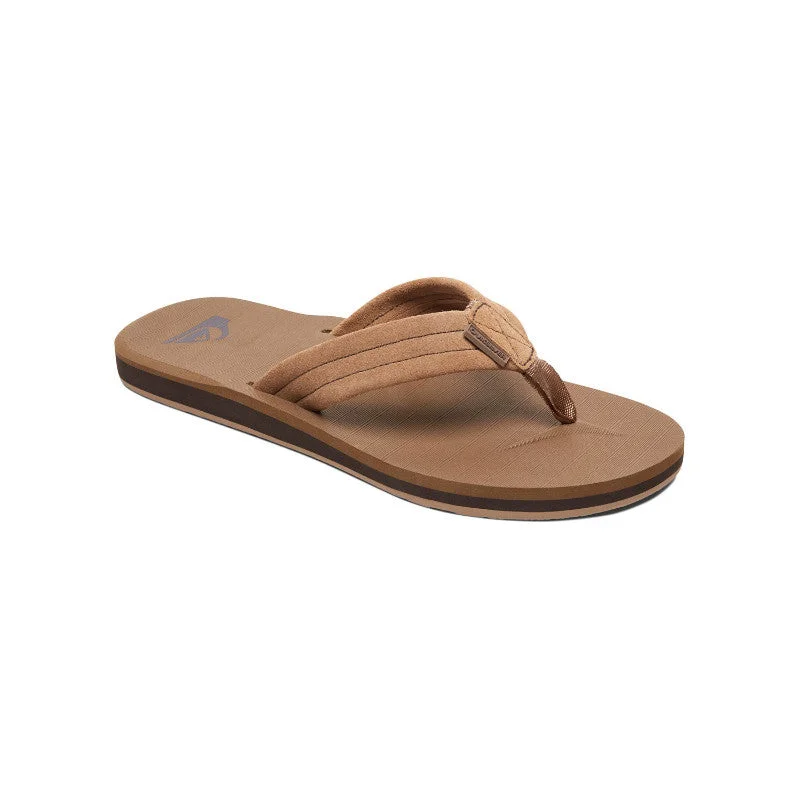 Quiksilver Carver Suede Sandals - Tan