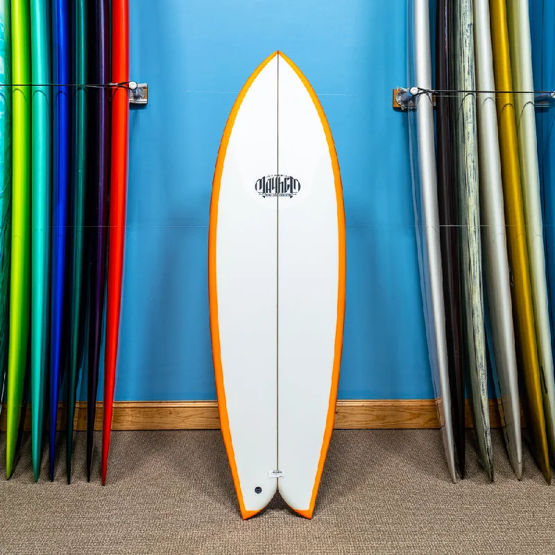 surfboards with flexible tail for responsiveness-Lost Round Nose Fish Retro PU/Poly 5'10"