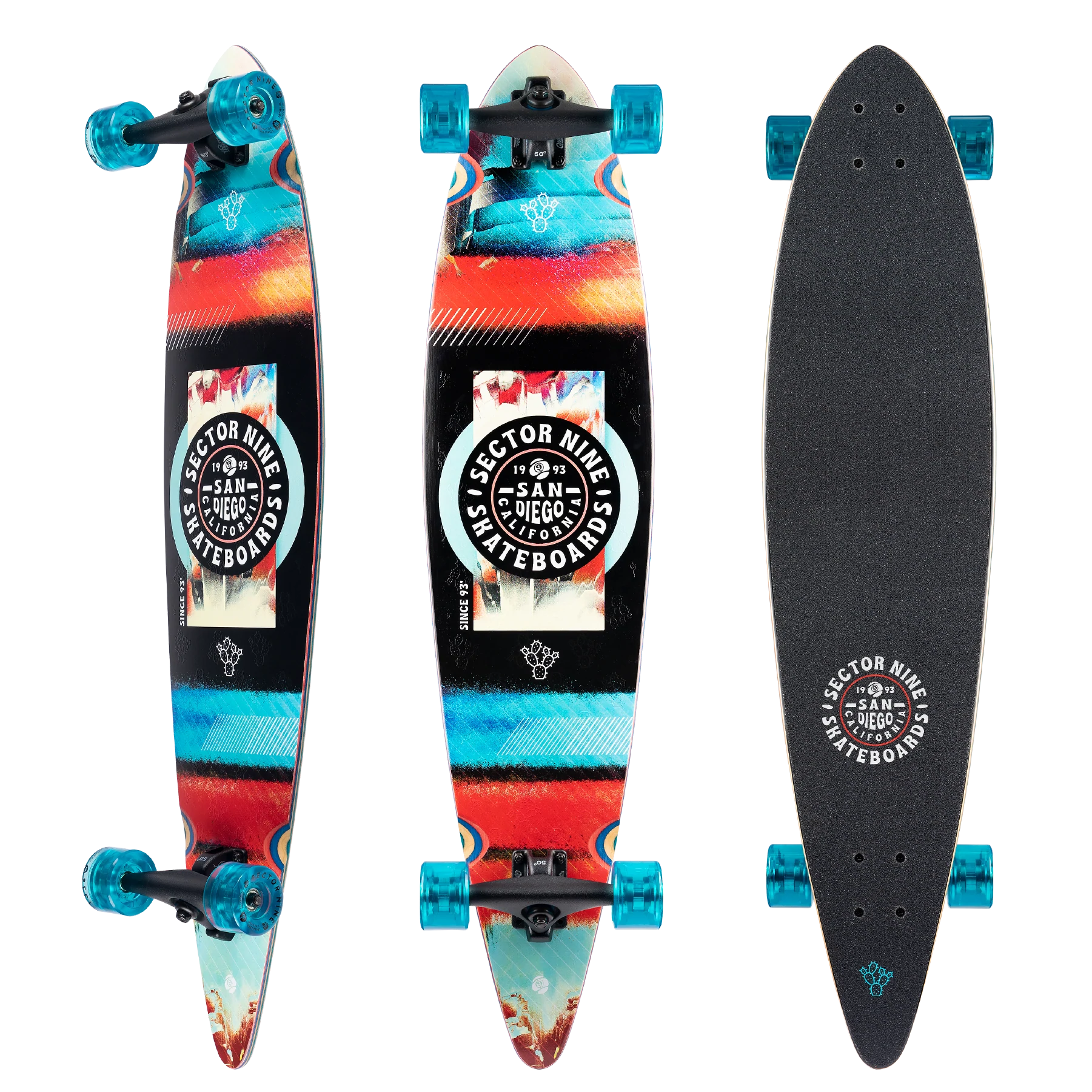 surfboards for easy transitions in changing surf conditions-Sector 9 Ledger Fiesta