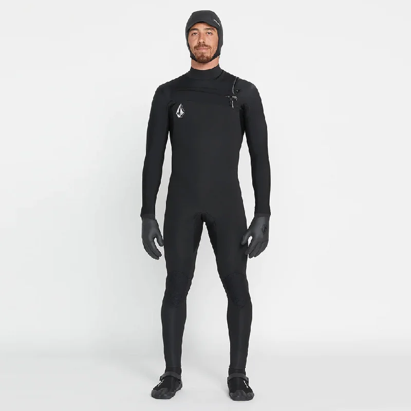 Volcom Modulator 4/3mm Chest Zip Wetsuit - Black FA23