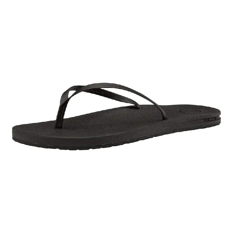 Volcom Ecliner Prayer Sandals - Black Out