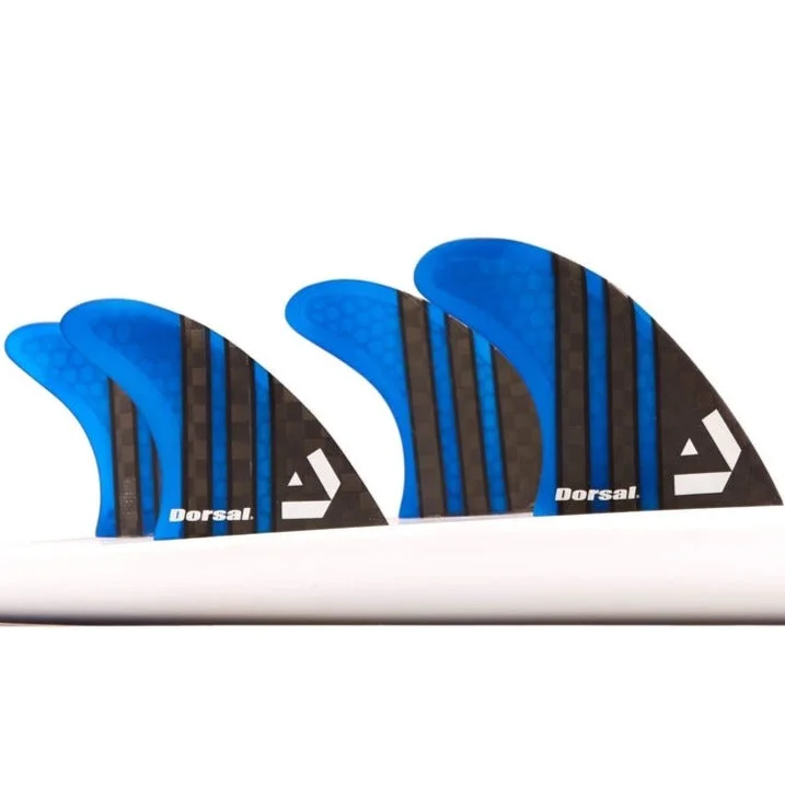 DORSAL Surfboard Fins Quad 4 Set FCS Compatible