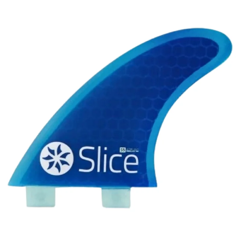 Northcore Slice Ultralight Hex Core S5 FCS Compatible Surfboard Fins - Blue