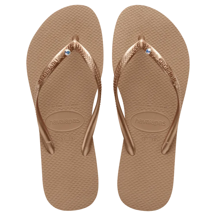 Havaianas Women's Slim Crystal Flip Flip Sandals