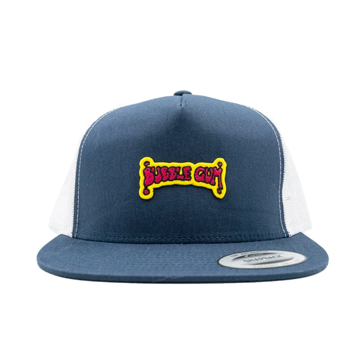 Logo 1 Patch Retro Trucker Hat Navy & White